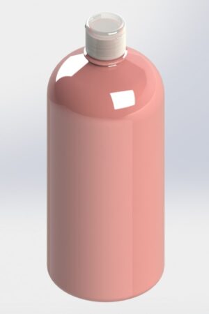 Frasco PET Cosmético com anel Ref.: 070 28/410A- 1L